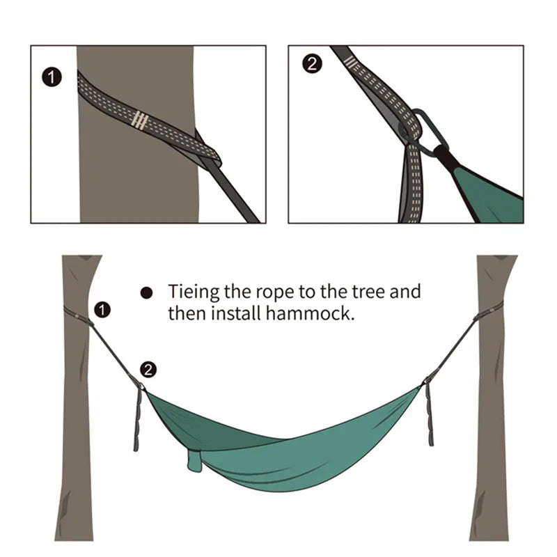 Secure Hammock Hanging Kit | 272 kg Capacity | 2-Pack