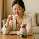 Elegant thermal mug with intelligent temperature control