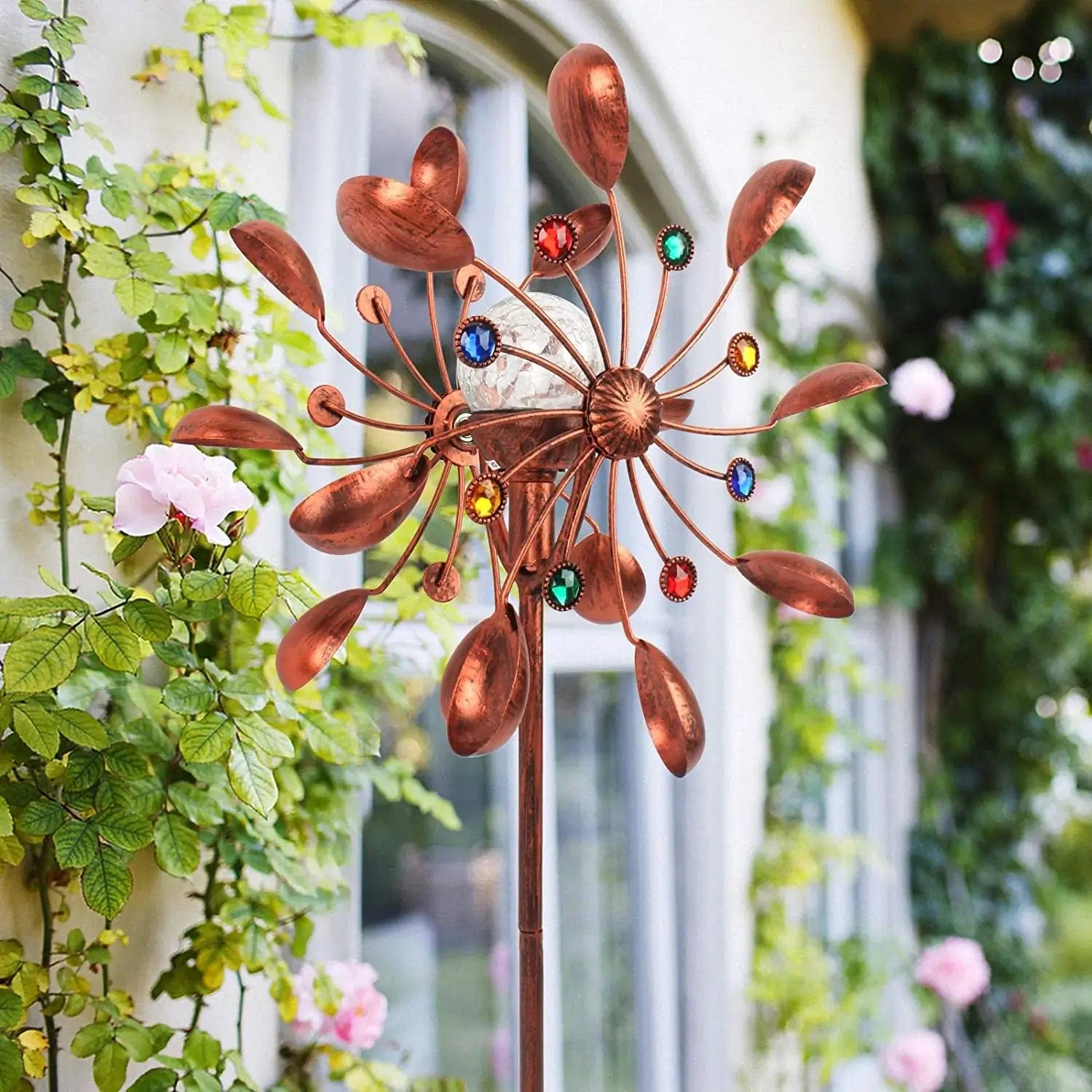Farbenfroher Gartenwirbel – Bringen Sie Bewegung und Licht in Ihren Außenbereich
