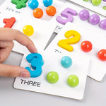Farbenfrohes Zählset für frühe Mathematikfähigkeiten