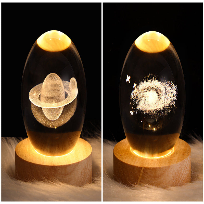 3D Kristalllicht mit LED für eine entspannte Atmosphäre