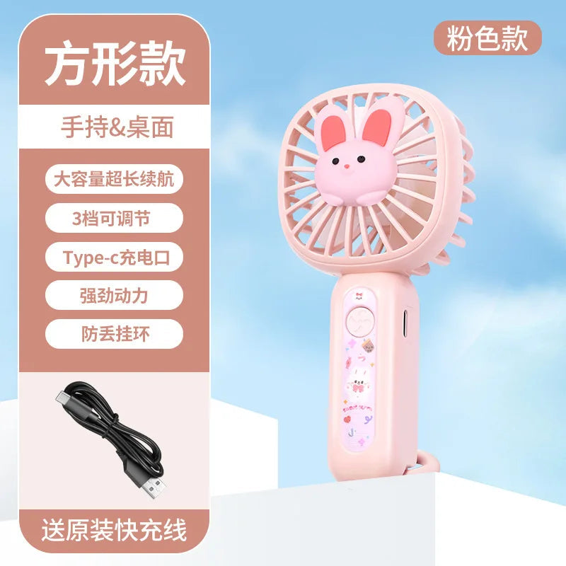 Breezy Friend – Portable Mini Fan with USB Charging