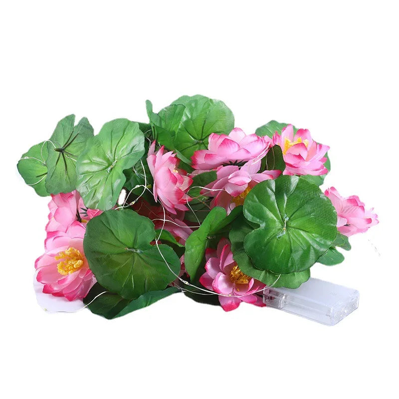 Elegante LED-Blütenlichterkette | Flexibel einsetzbar | Für Garten und Feste