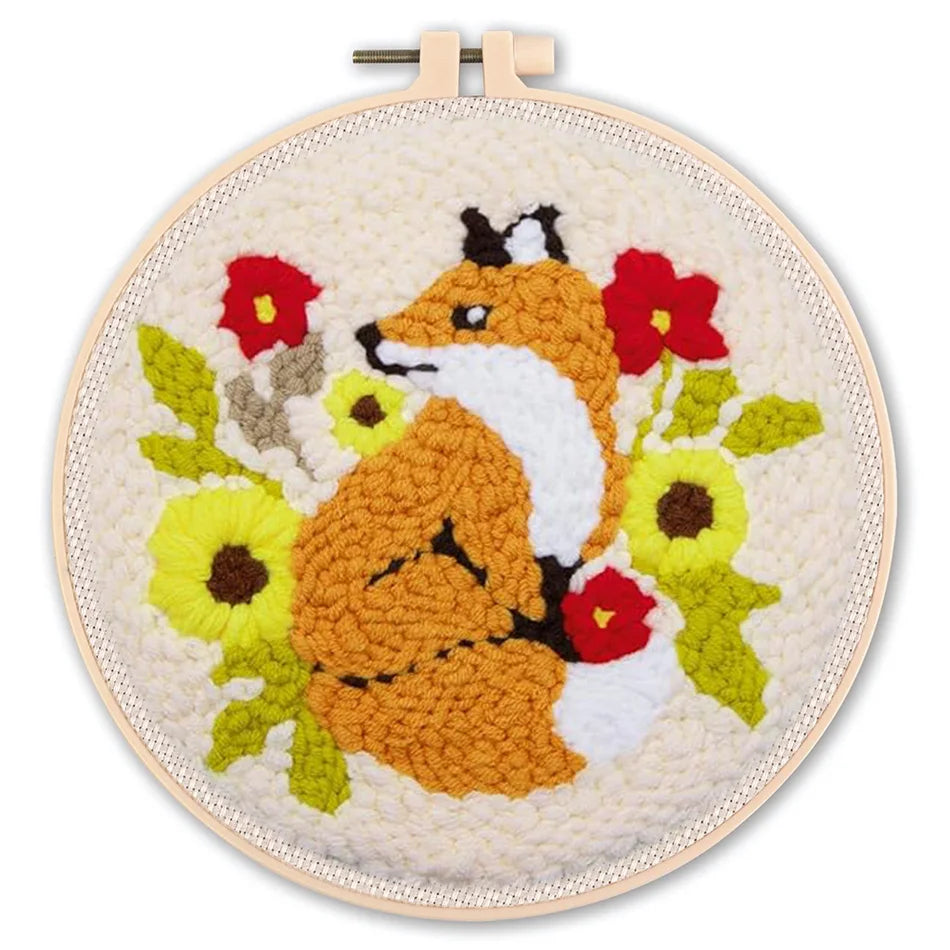 Tierische Fadenkunst: Kreatives DIY-Set mit Zubehör