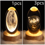 3D Kristalllicht mit LED für eine entspannte Atmosphäre