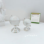 Miniatur-Erde Globus aus klarem Glas – Transparent