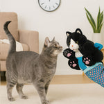 Katzenspielhandschuh mit Kuscheltier – Sicheres Spielvergnügen
