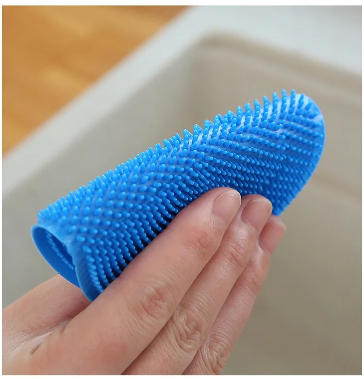 EcoScrub – Flexibler Silikon Geschirrreiniger für die Küche