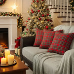 Festive Christmas Cushion Cover Set (2 Pack)