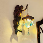 Elegante Wandlampe mit Meerjungfrauendesign