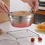 Elegant stainless steel coaster for optimal heat protection