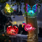 Sonnenlicht Hängende Gartenlichter | Farbiges LED-Dekor für den Außenbereich | Tierische Designs für eine lebendige Atmosphäre