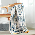 Reversibles Baumwollbadetuch in bunten Farben | AquaChic