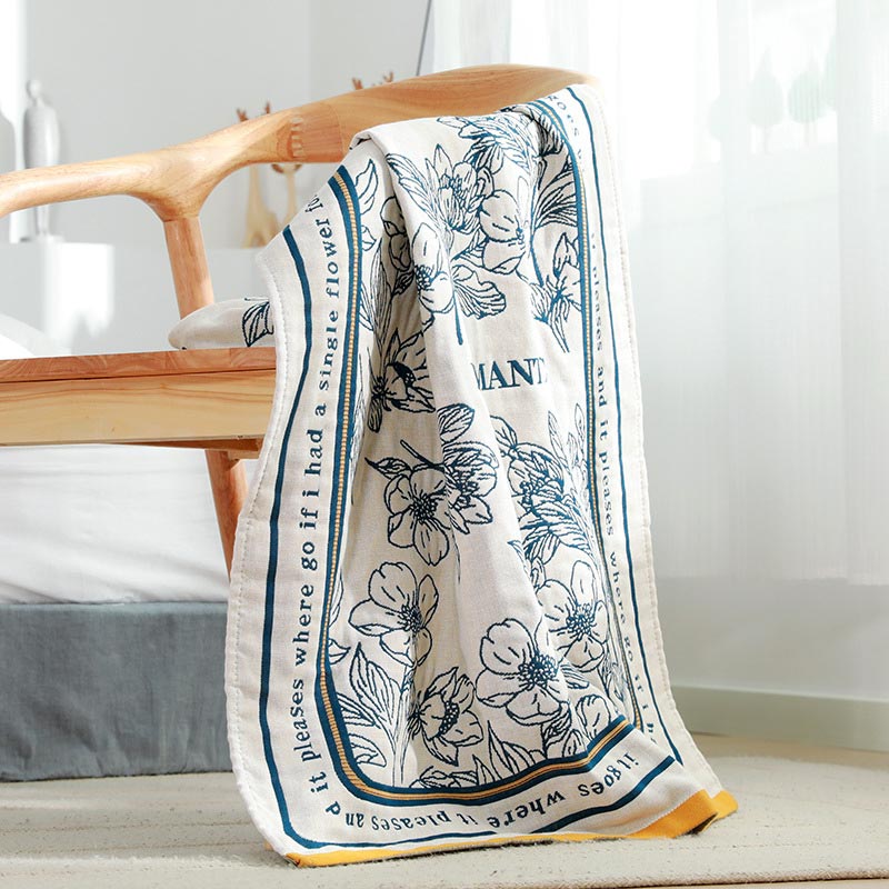 Reversibles Baumwollbadetuch in bunten Farben | AquaChic