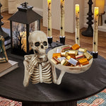 GhoulBowl Schädel Schüssel – Halloween Süßigkeiten Schüssel aus Harz und Gothic Dekoration