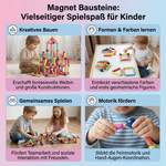 Magnetische Bauklötze für kreatives Spielen