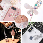 BlitzKristall – Effortlessly apply 70 glitter stones for creative projects