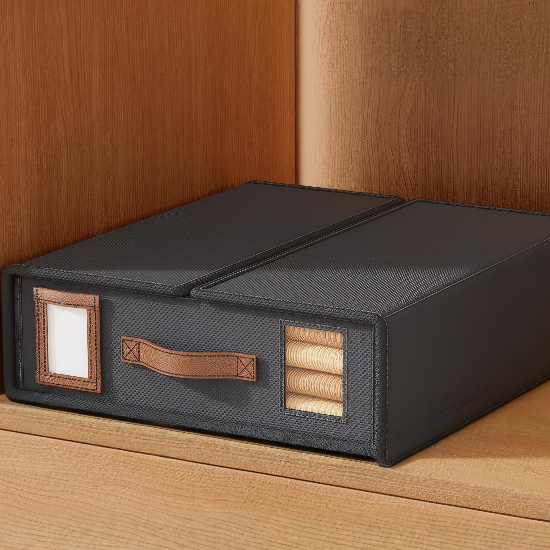 Practical Bedding Organizer with Viewing Window
