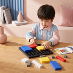 Geometrisches Puzzle-Spiel mit kreativen Blockformen