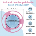 Kleckersichere Schüssel für Babys – Mahlzeiten ohne Verschütten