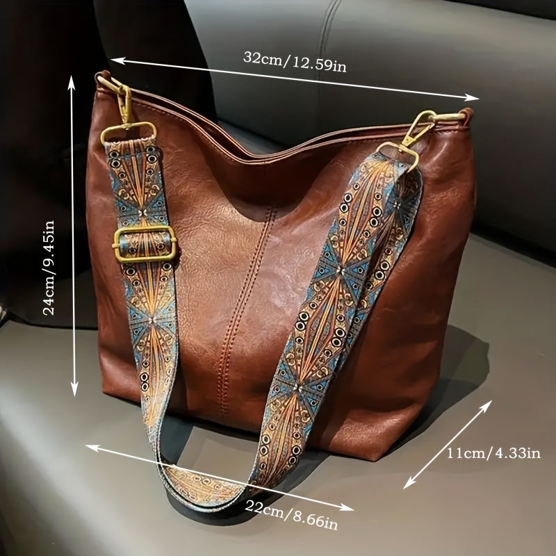 Städtische PU Umhängetasche – Weiße Messengerbag mit Reißverschluss