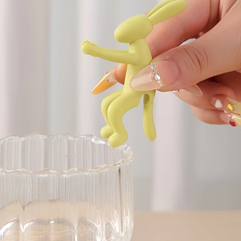 Rabbit-shaped Plant Holder | Stem Support for Vases | 7 cm