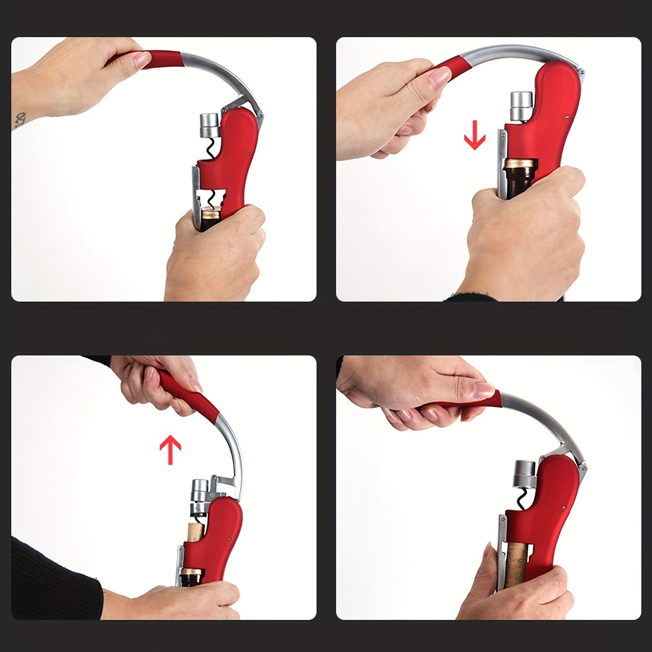 Practical Wine Opener – Effortlessly Open Bottles for Any Occasion