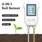 BodenGuru 3-in-1 Soil Tester for Plants | pH, Moisture & Temperature