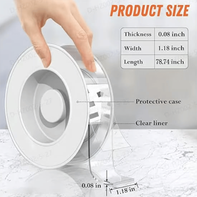 Powerful Double-Sided Adhesive Tape | Transparent and Strong