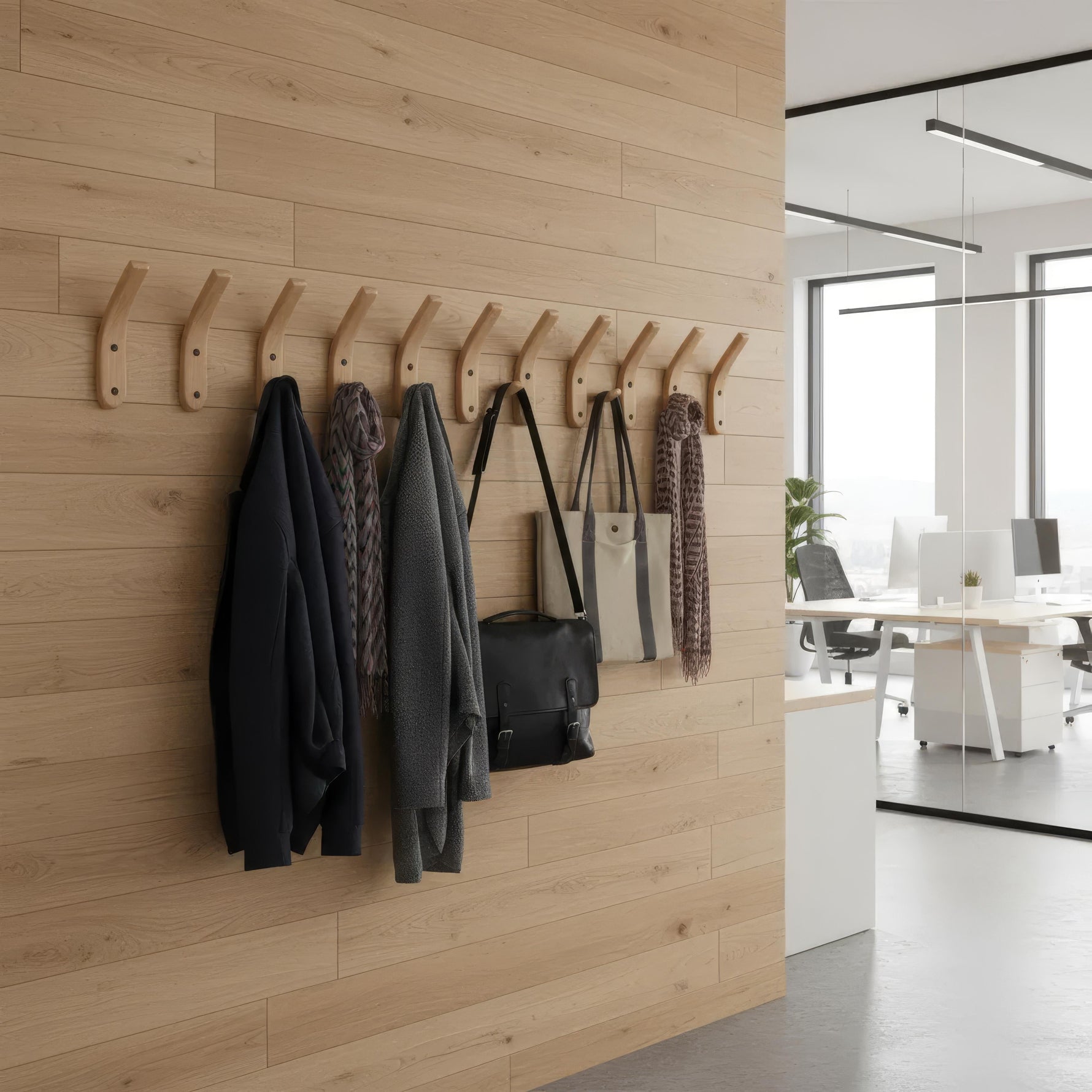 Stylish Wall Hook Coat Rack – Set of 4 for Your Storage Needs