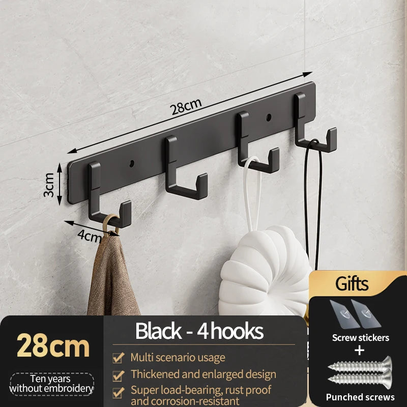 Elegant aluminum wall and door hooks for every room