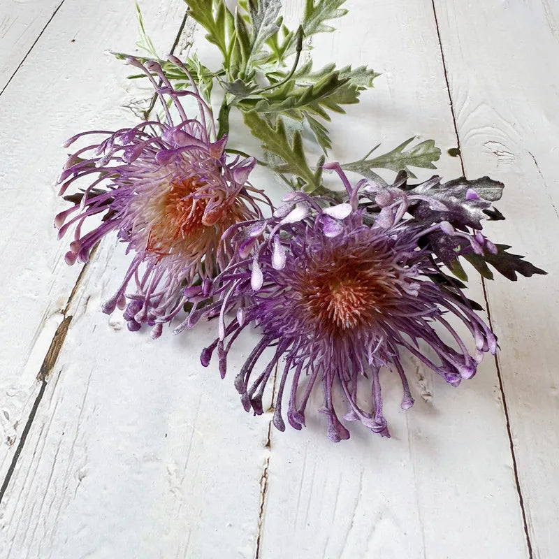 Elegant Art Chrysanthemum 38 cm | Realistic 10 cm Bloom