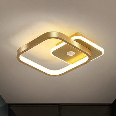 Luminex | Bewegungsaktivierte LED-Deckenleuchte mit Sensor | Energiesparend | Ideal für Flur & Badezimmer