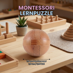 3D Puzzle aus Holz für Montessori-Lernspiele