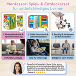 Montessori Entdeckungs- und Spielset im 3er-Pack für eigenständiges Lernen