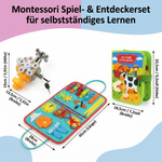 Montessori Entdeckungs- und Spielset im 3er-Pack für eigenständiges Lernen