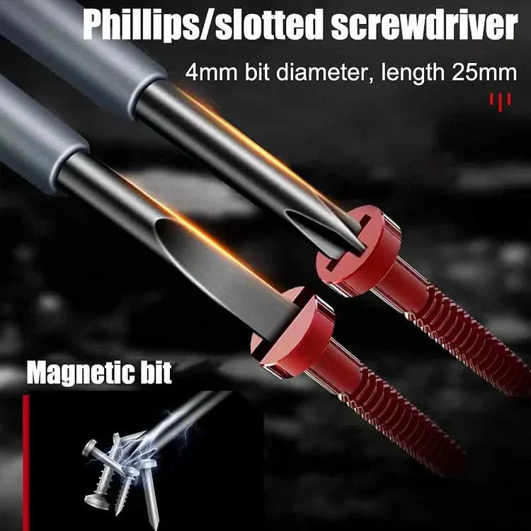 2-in-1 Hochdrehmoment Magnet-Schraubendreher mit Stromdetektor