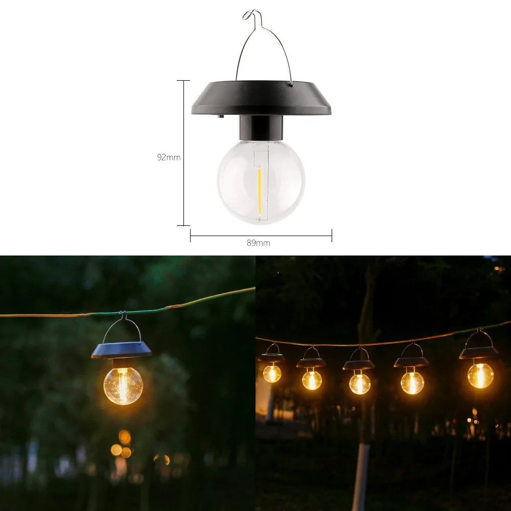 SonnenHäng | Solarbetriebene Hängelampe für Garten & Balkon