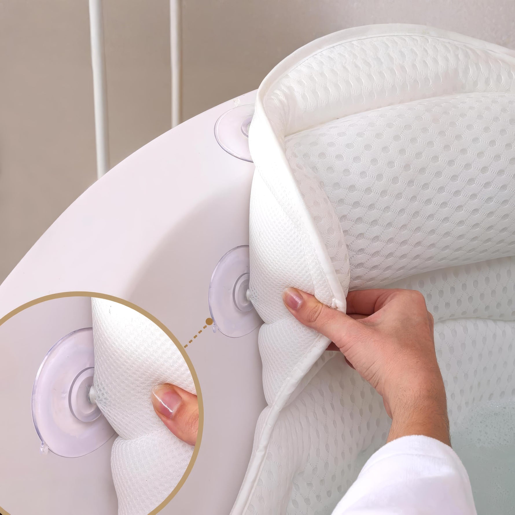 AquaRelax – Ergonomisches Badekissen für ultimative Entspannung
