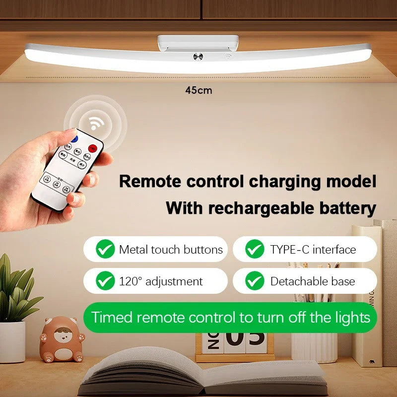 LichtPro LED Magnetlampe | Wiederaufladbar & Dimmbar | Touch- und Fernbedienung | Warm- bis Kaltweiß | Schnelles Typ-C Laden