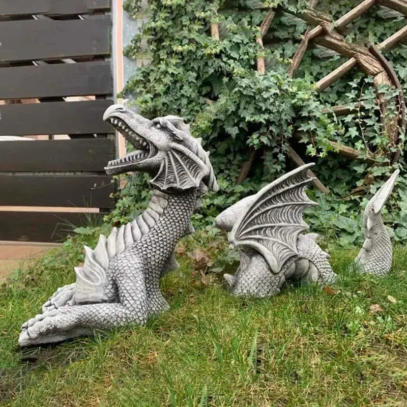 Mystical Dragon Magic for Your Garden | Whimsical Sculpture