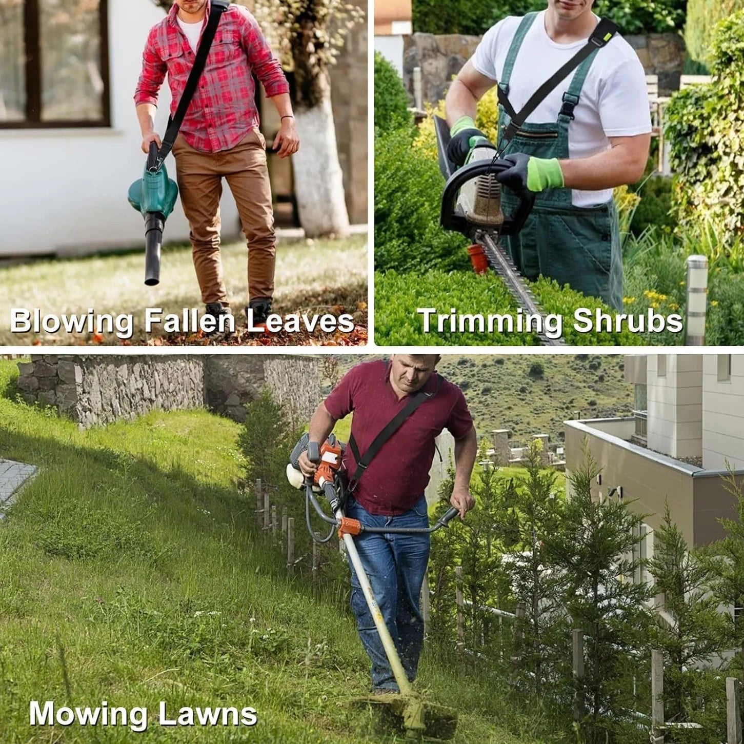 Ergonomic Shoulder Strap for Garden Tools – Flexible and Comfortable