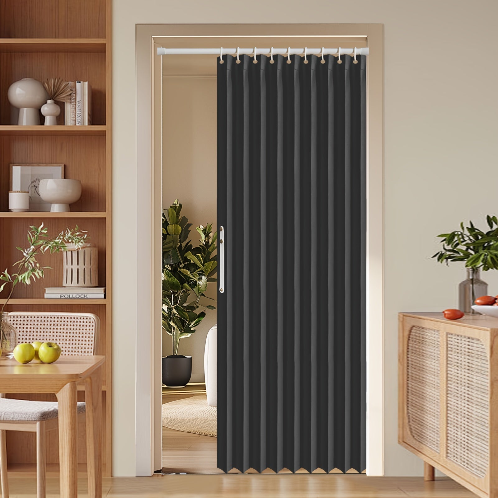 Farbenfrohe Magnetische Faltvorhang – Platzsparende Trennwand für Zuhause und Büro