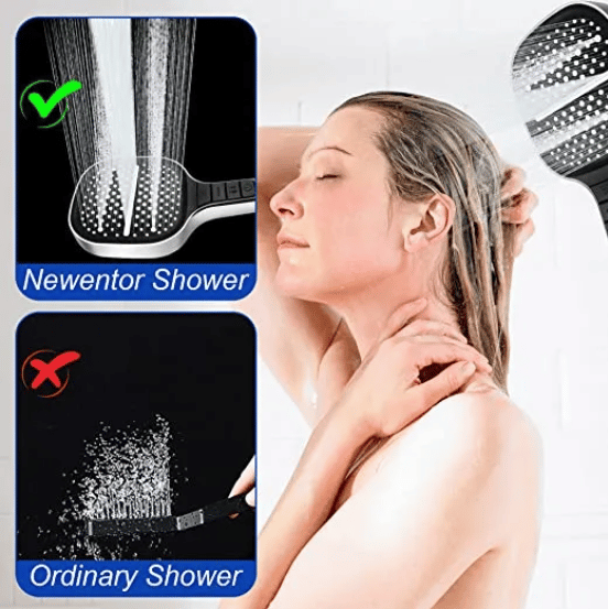 AquaLux Shower Head | Modern Shower Head with 7 Spray Options