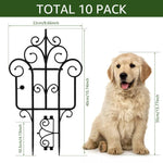 SmartGarden Foldable Plastic Garden Fence | 40 cm Height | 10-Pack