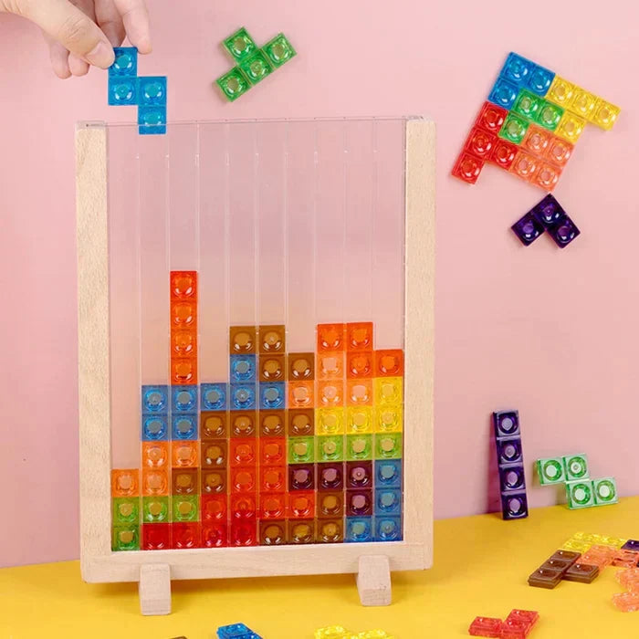 Puzzle aus Holz für Kinder - Spielzeug zum Fördern der Kreativität
