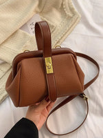 Elegante Ledertasche mit praktischem Schulterriemen