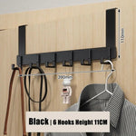 Practical Door Hook Organizer with 6 Aluminum Hooks