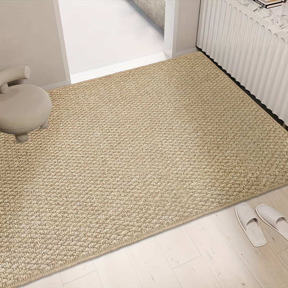 Robust Jute-Look Doormat – Washable Floor Protection for Home & Office