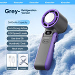 FrostWind Mini Fan | Customizable Cooling with 100 Settings | 3600 mAh Battery | Portable & Ice-Cooling